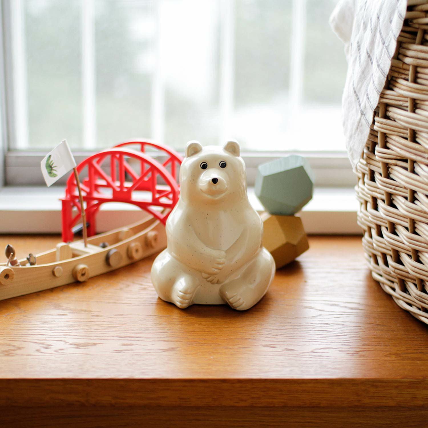 HIGHTIDE ハイタイド | ポーラーベアーマネーボックス 白くま貯金箱