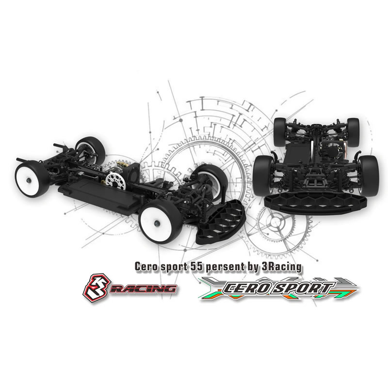 3racing 3レーシング セロ SPORT 55 ツーリングカーキット[KIT-CERO