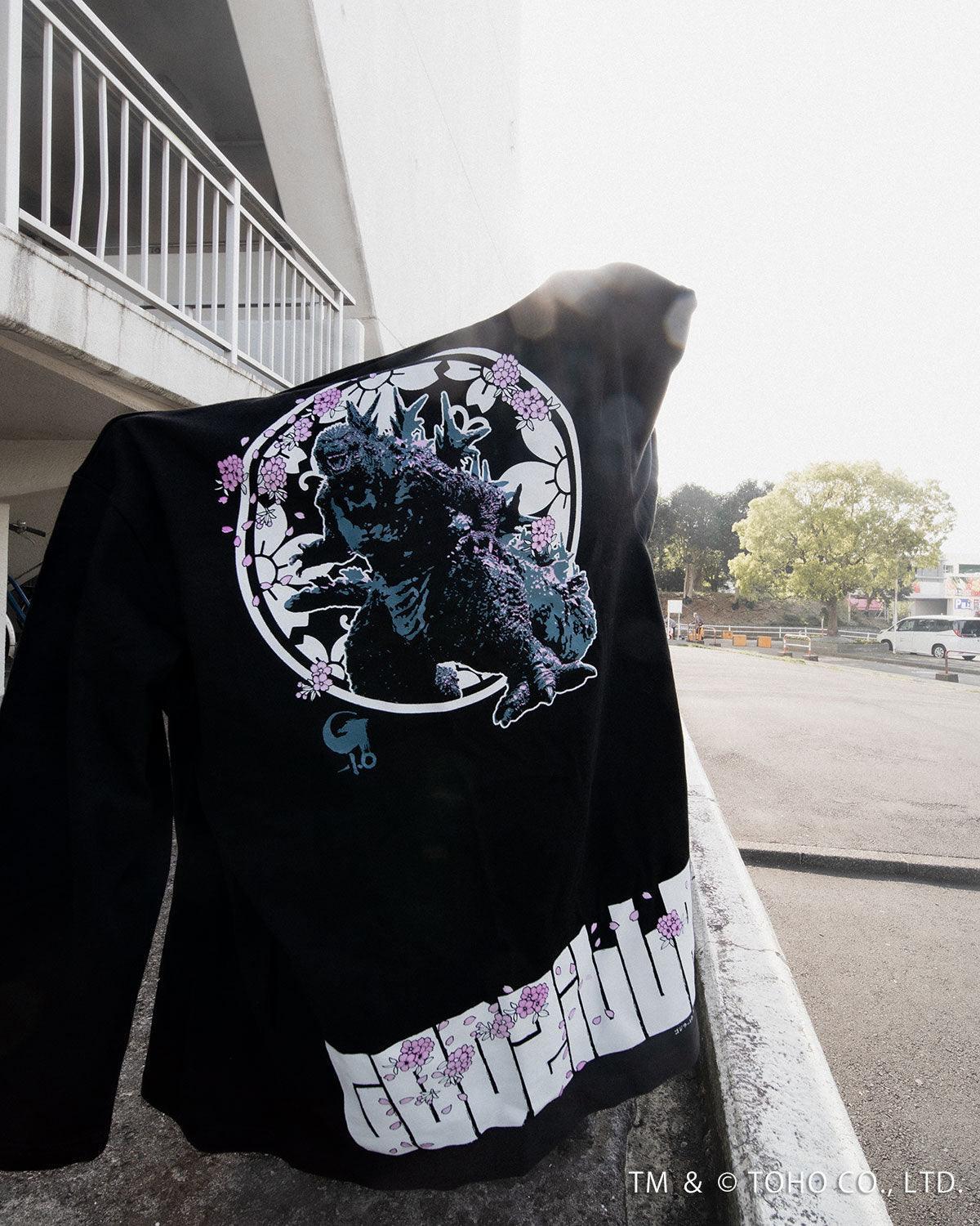 ゴジラ 火消魂 桜UV 半纏 | Godzilla HiKESHi SPiRiT Sakura UV Hanten
