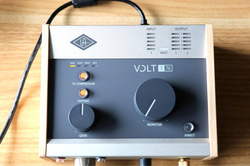 Universal Audio Volt 176をレビュー。アナログコンプレッサー搭載の高