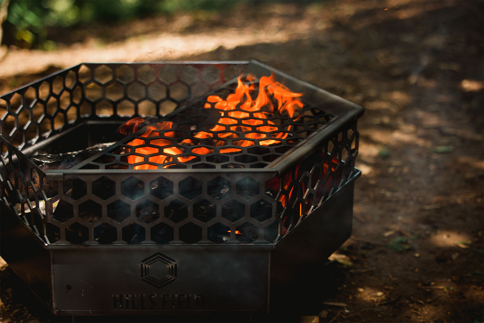 M2159-157-120】 焚き火台 直径35cm チワン柄 五徳付き M2159-157-120