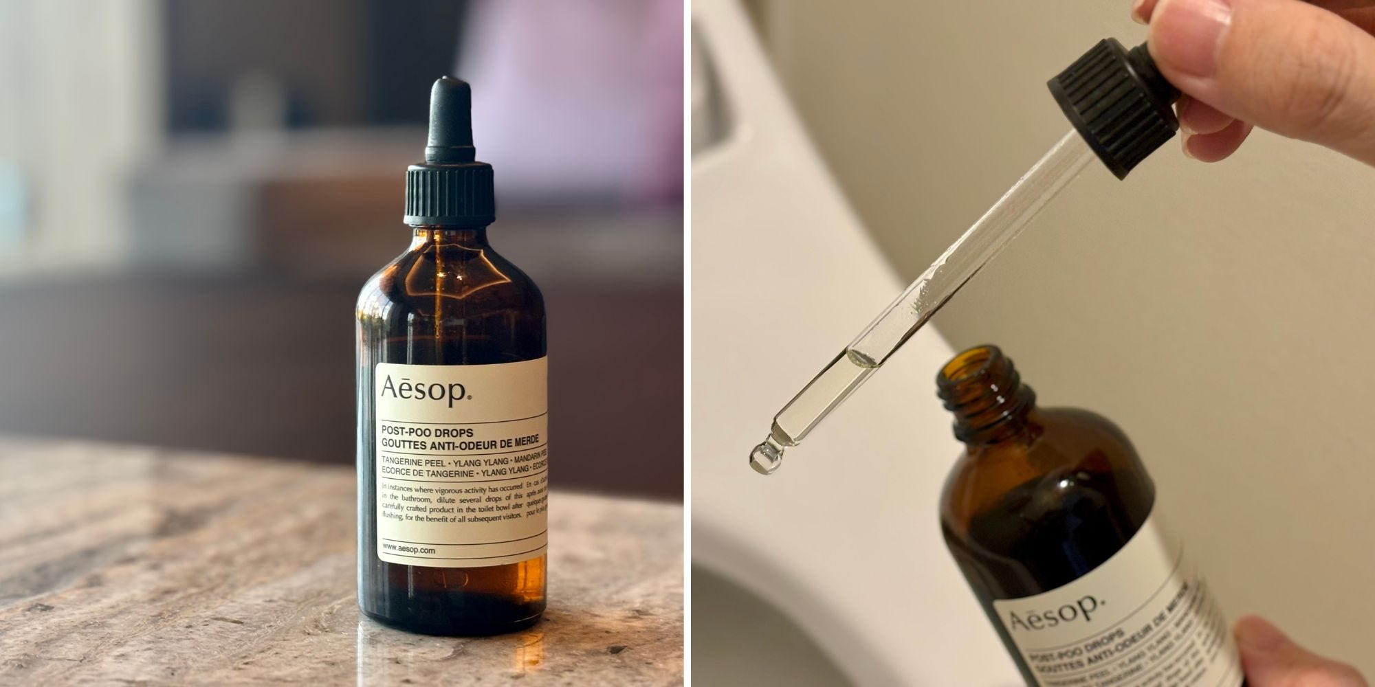 イソップのトイレ用消臭芳香剤「ポスト プー ドロップス」で