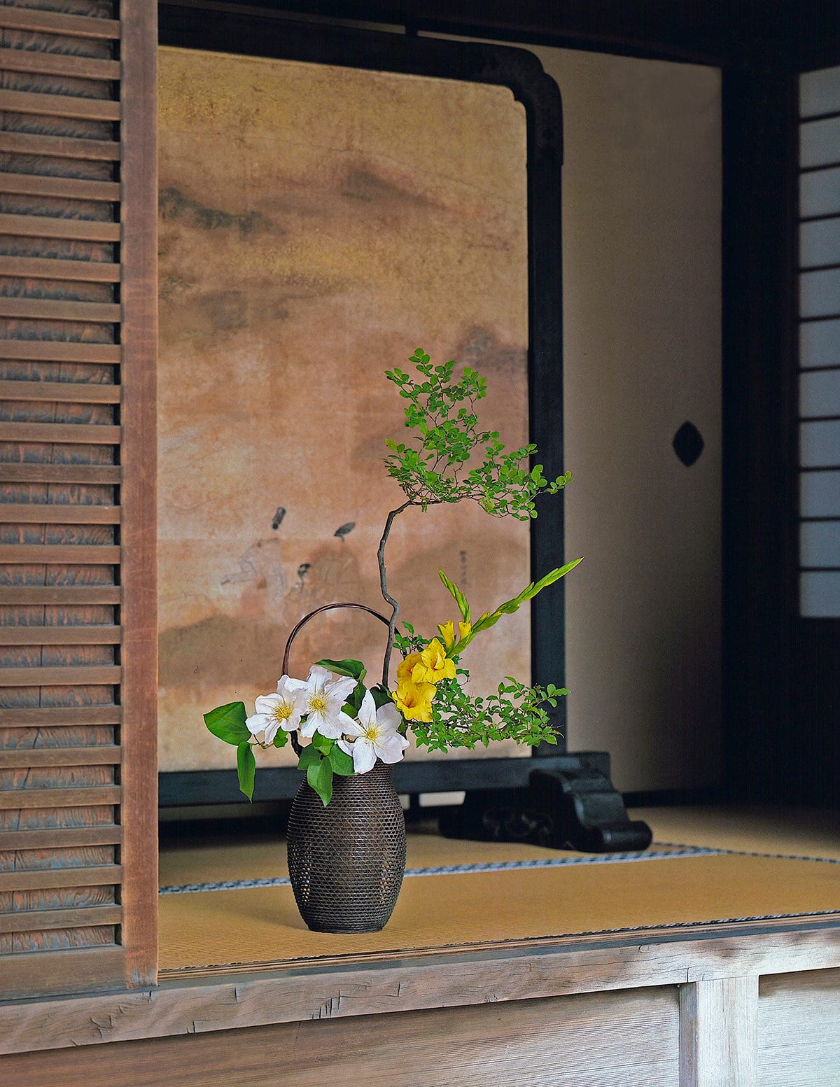 いけばな花器 陶器 下蕪 立花 生花