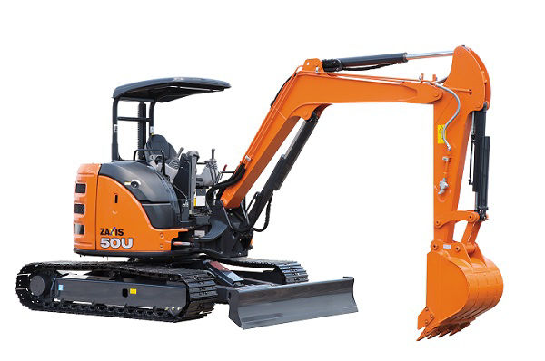 ミニショベルZX30U-5B、ZX35U-5B、ZX40U-5B、ZX50U-5Bを発売 ―後方超小