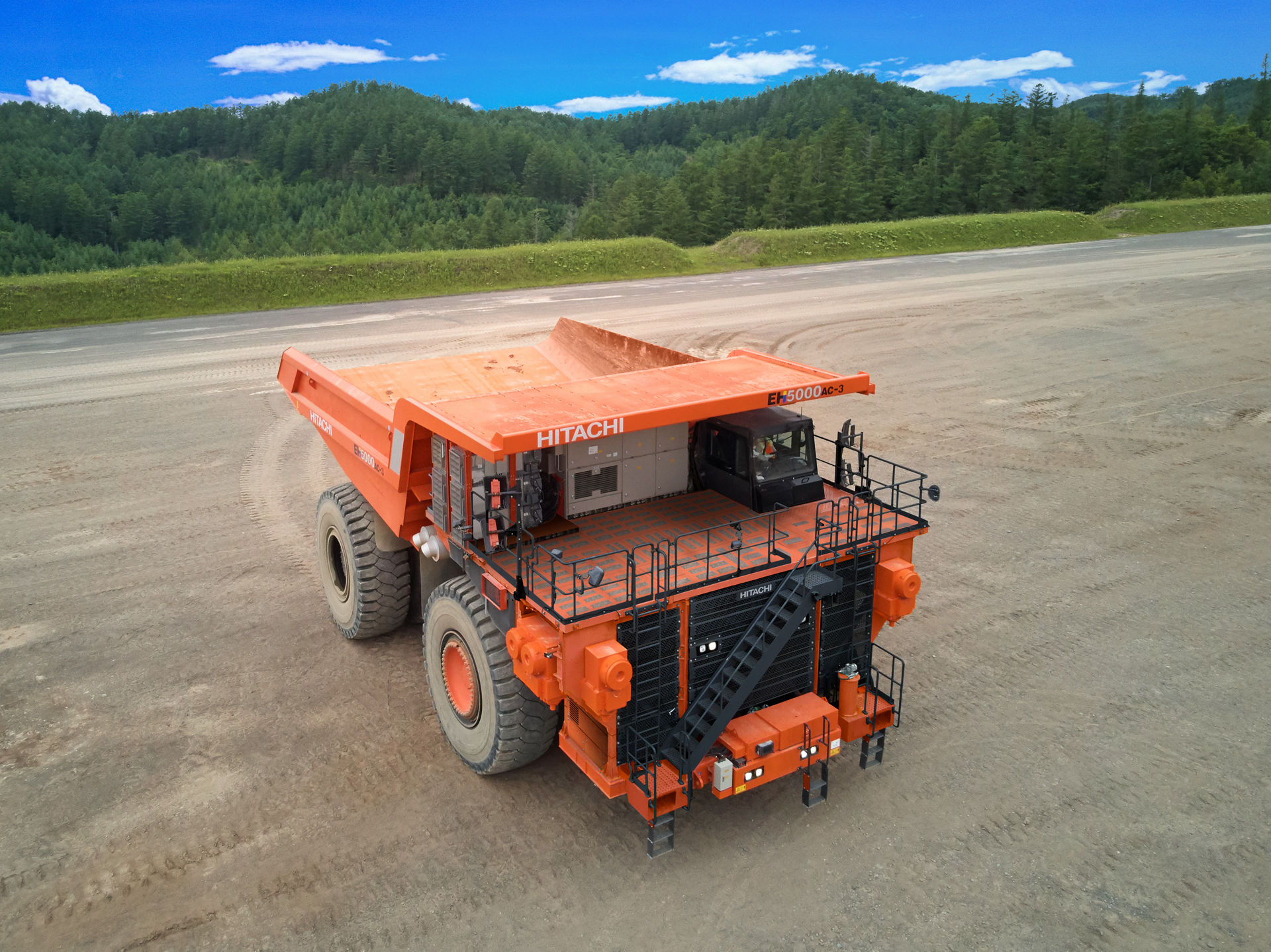 EH5000AC-3, NA Rigid Dump Trucks - Hitachi Construction Machinery
