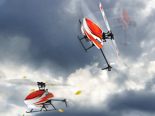 BLAST K110 ヘリコプター オレンジ/ホワイト BLAST K110 ヘリコプター