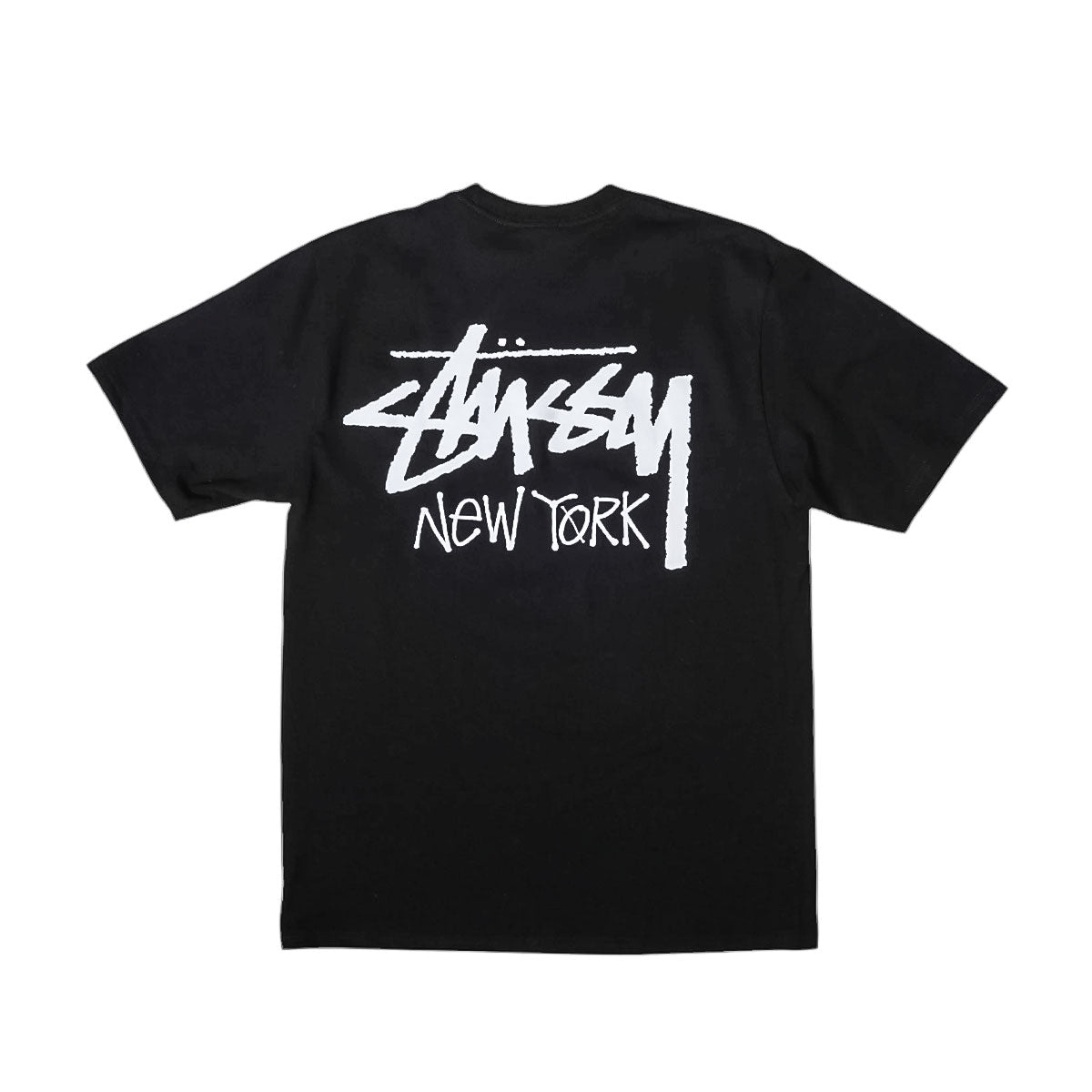 STUSSY - NEW YORK SHOP TEE BLACK – HOMEGAME TOKYO