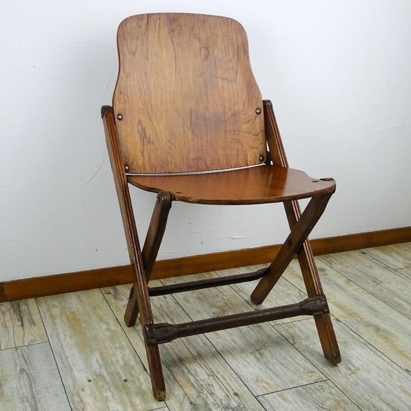 ヴィンテージ AMERICAN SEATING 折畳み チェア | アンティークショップ