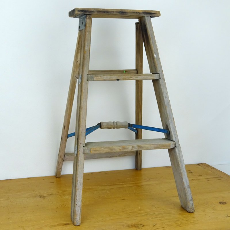 ヴィンテージ 木製 ステップ ラダー | アンティークショップ Home