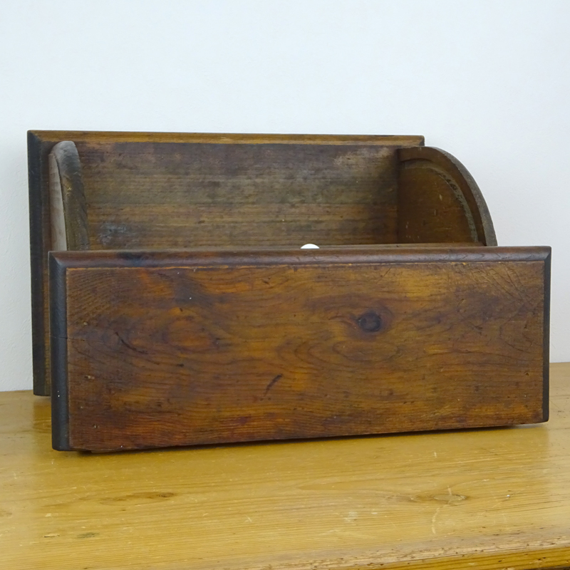 ヴィンテージ 木製 ロールトップ ブレッド ボックス | アンティーク