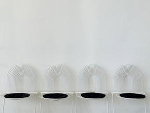 Set of 4 1980s Jutta + Herbert Ohl Stacking Swing Chair by