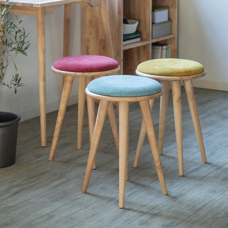 NATURAL SIGNATURE ラウンドスツール 3875S 家具のホンダ