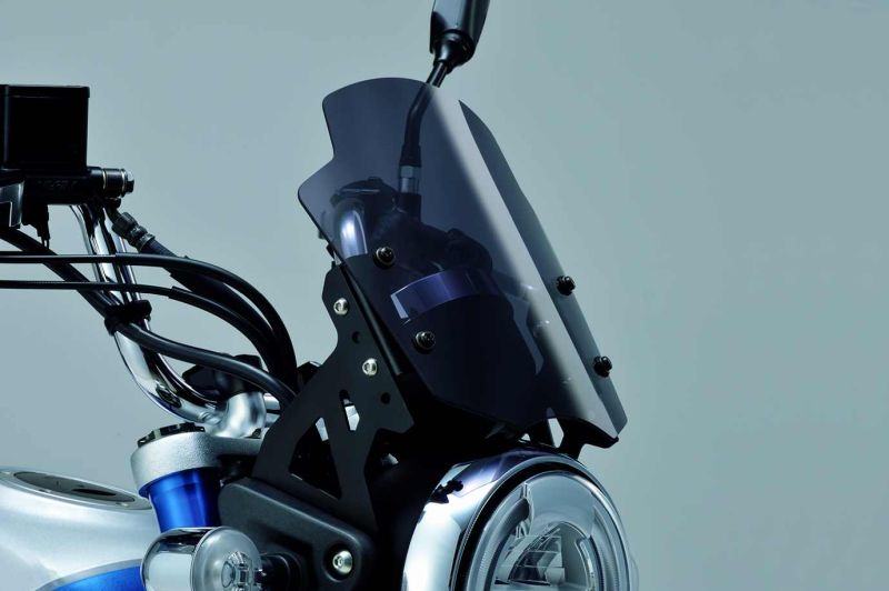 キタコ エアロバイザー (Monkey125)(スモーク): 純正アクセサリー