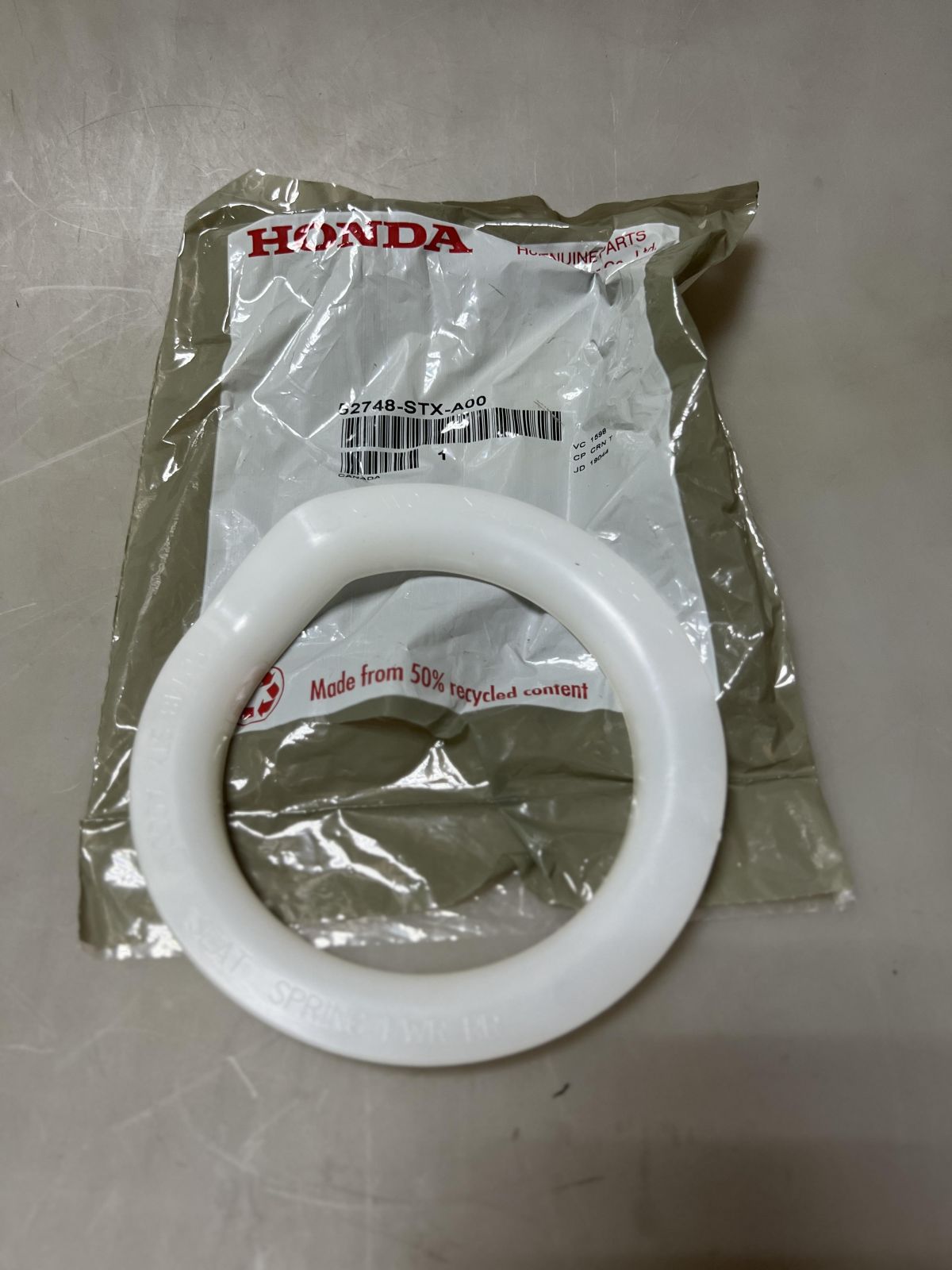 52748STXA00 - Проставка пружины, нижняя для Honda Pilot II, Acura