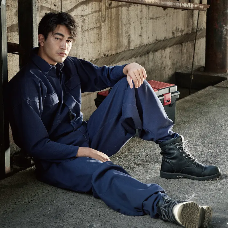 4002超々ロング八分 - HOOH VILEA 作業着と電動ファン付き快適ウェアの