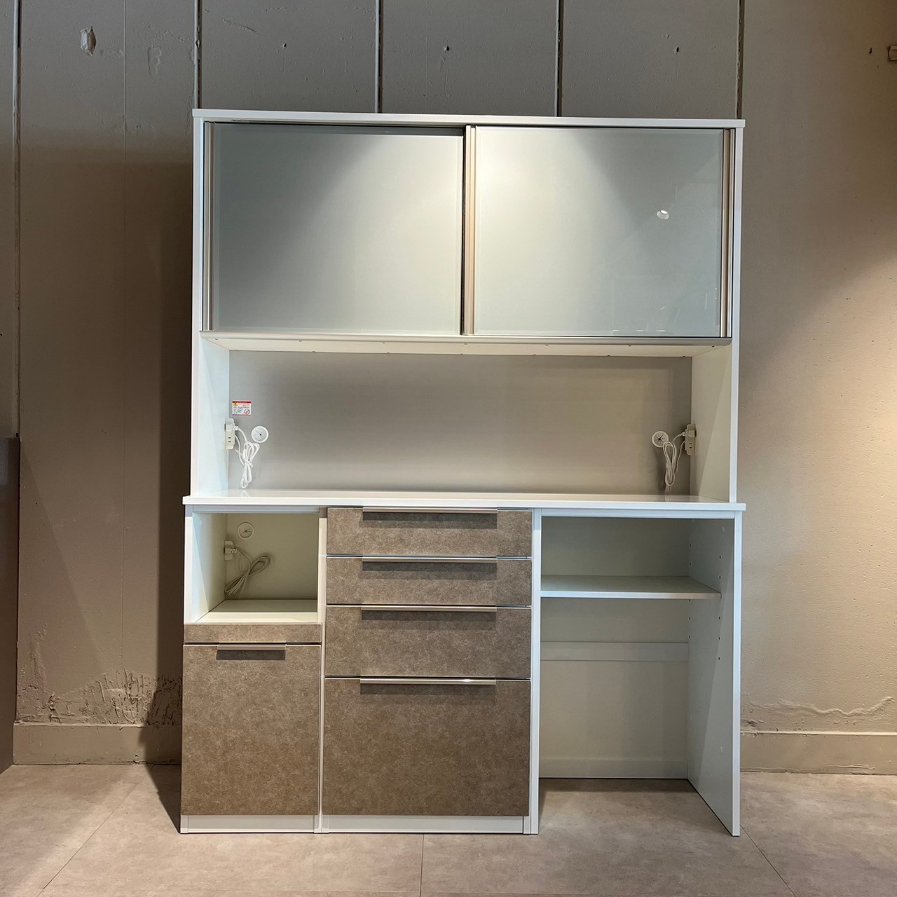 10月末頃発送予定】食器棚 ネクシア 1600HD 10月末頃発送予定】食器棚