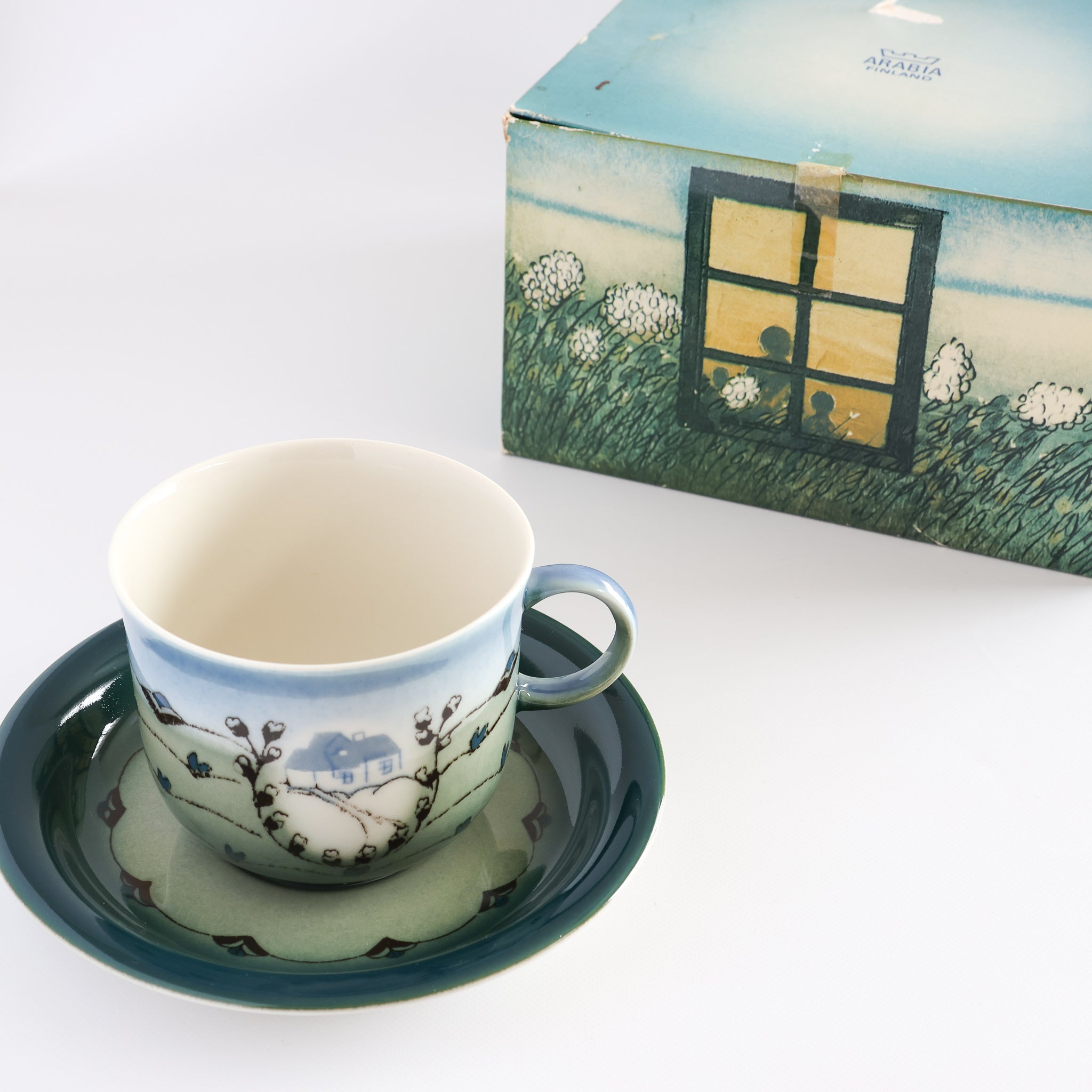 aidille (母のために) 1979 cup & saucer / arabia (アラビア) – 北欧