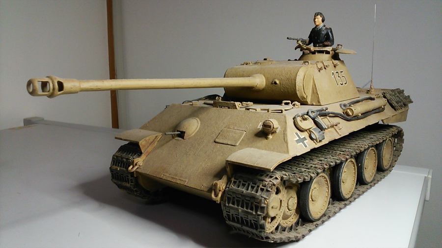 タミヤ：1/25戦車シリーズ「ドイツ陸軍Ⅴ号中戦車 パンサーA型」