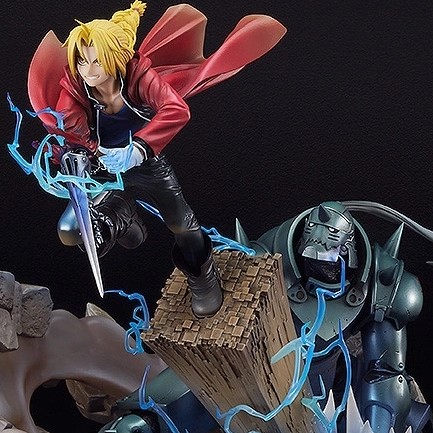 鋼の錬金術師」よりエド＆アルの全高約405mmポリストーン製スタチュー