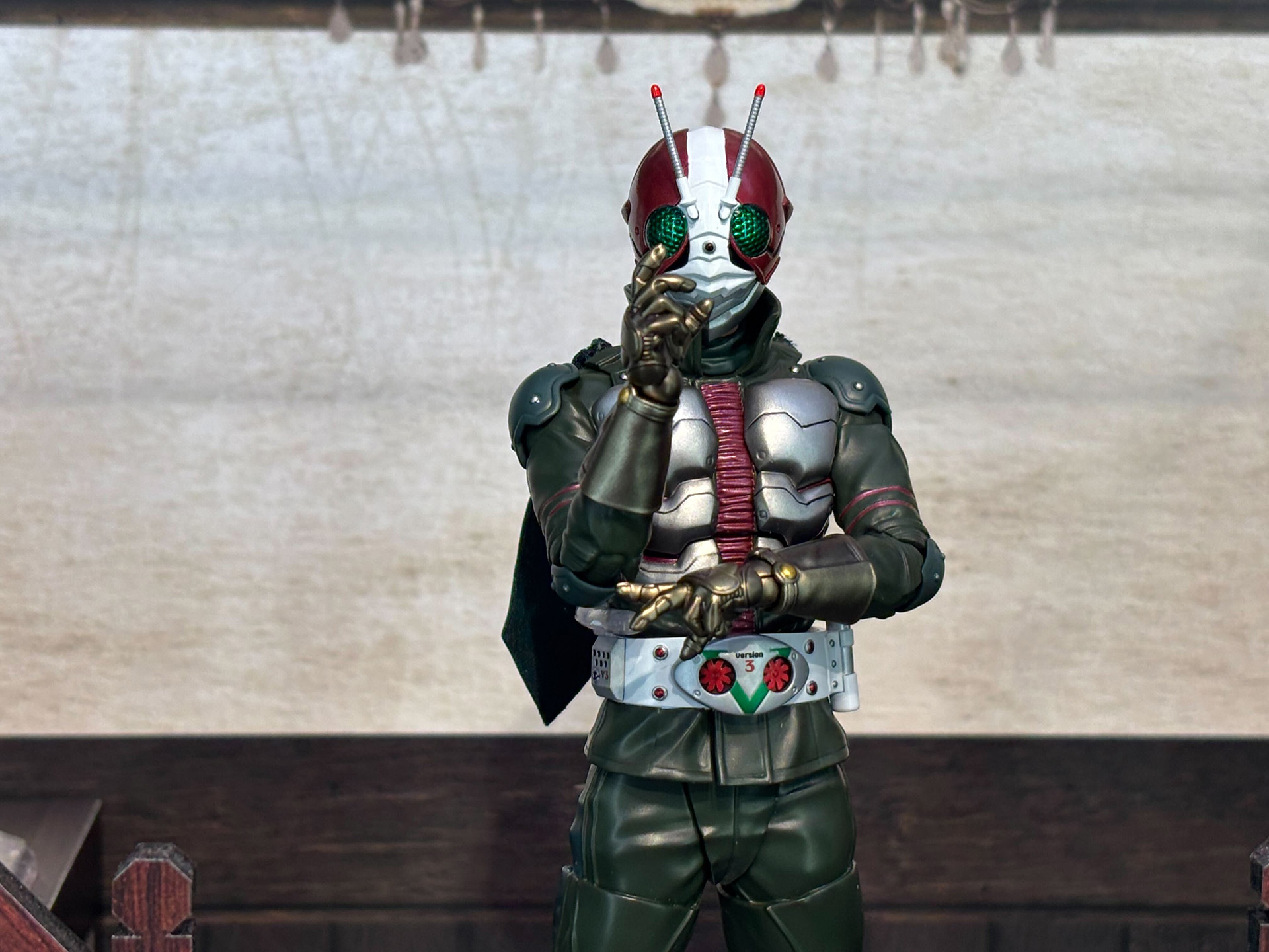 仮面ライダー THE NEXT」版「仮面ライダーV3」が参考展示【#魂ストア