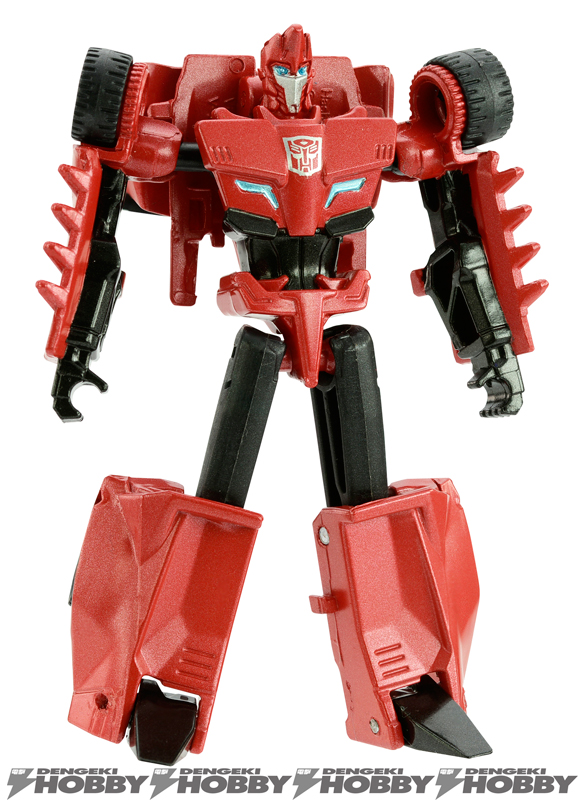 トランスフォーマーアドベンチャー』の人気キャラが集合！ 手のひら