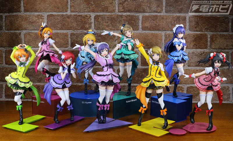 μ'sメンバーがついに全員集合！『ラブライブ！』Birthday Figure