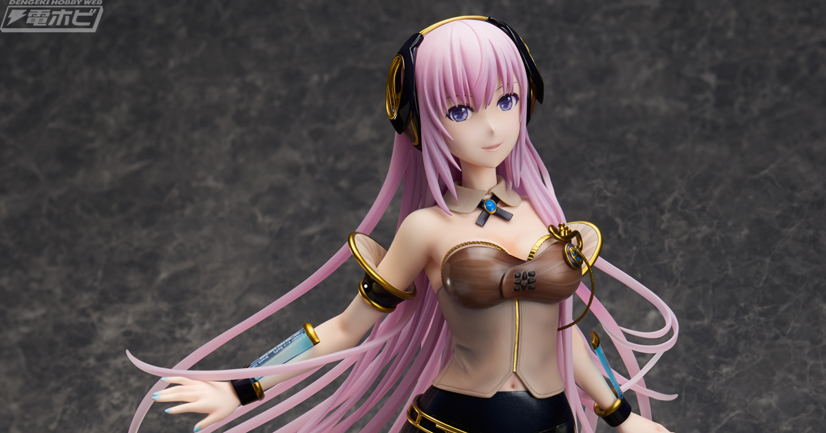 巡音ルカ V4X」ビジュアルイメージが1/4スケールフィギュアとなって