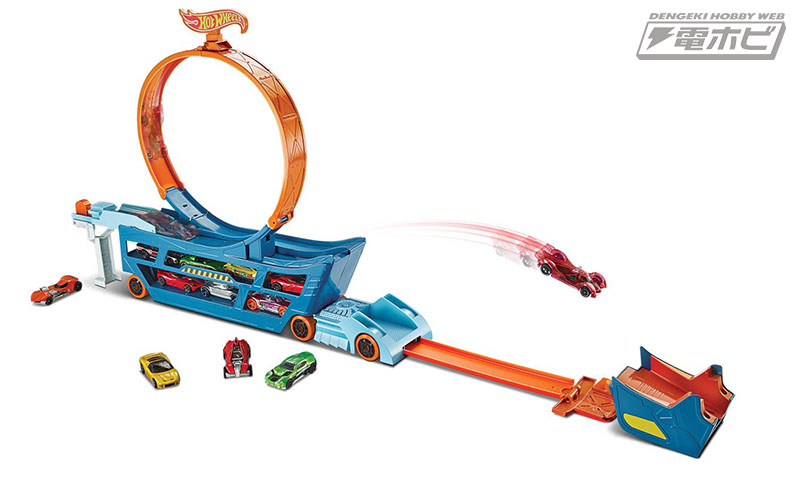 ミニカーブランド「ホットウィール」から、トラックセットに変身できて