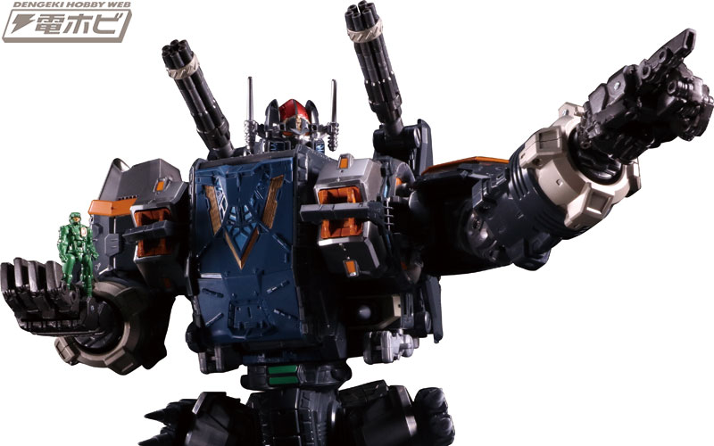 新生『ダイアクロン』の「ビッグパワードGV」が独立遊撃隊カラーとなっ