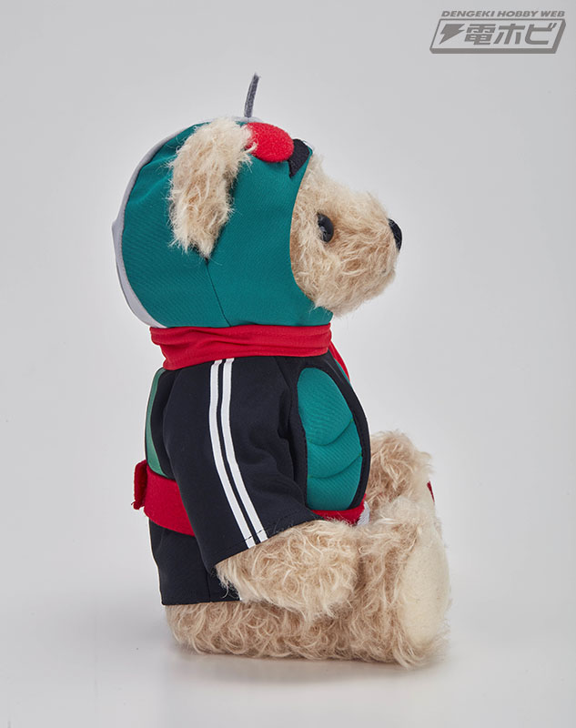 仮面ライダー1号」がキュートなテディベアに変身！老舗ブランド