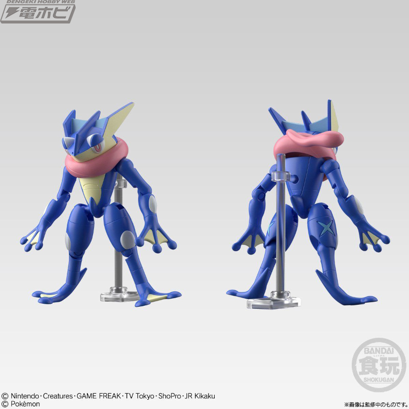 アローラ地方からミミッキュ、カロス地方からゲッコウガも！食玩可動