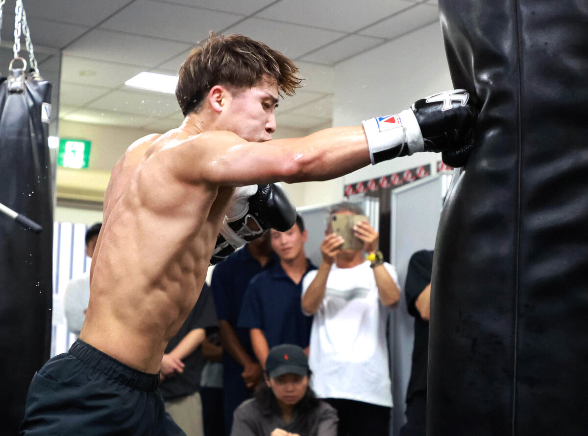 動画】井上尚弥のシャドーボクシング 9・3防衛戦へ調整順調