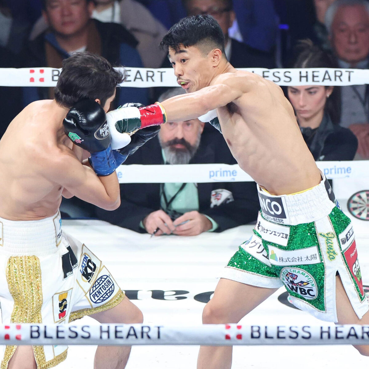 中谷潤人が3度目の防衛に成功 クエジャルを寄せ付けず30連勝…王座