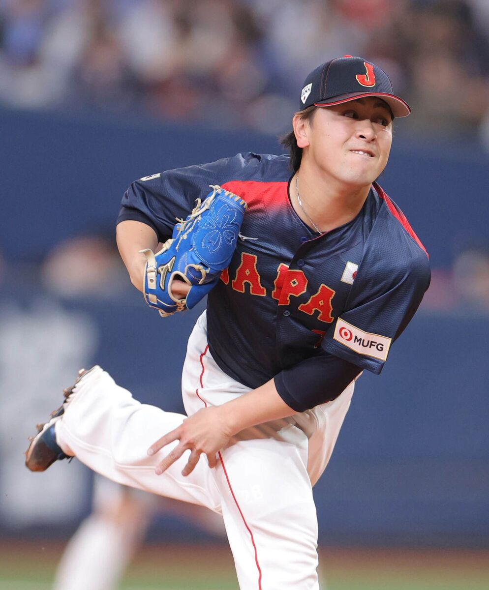 侍ジャパン】昨季パ最優秀中継ぎの河野竜生が1回完全の侍デビュー 6