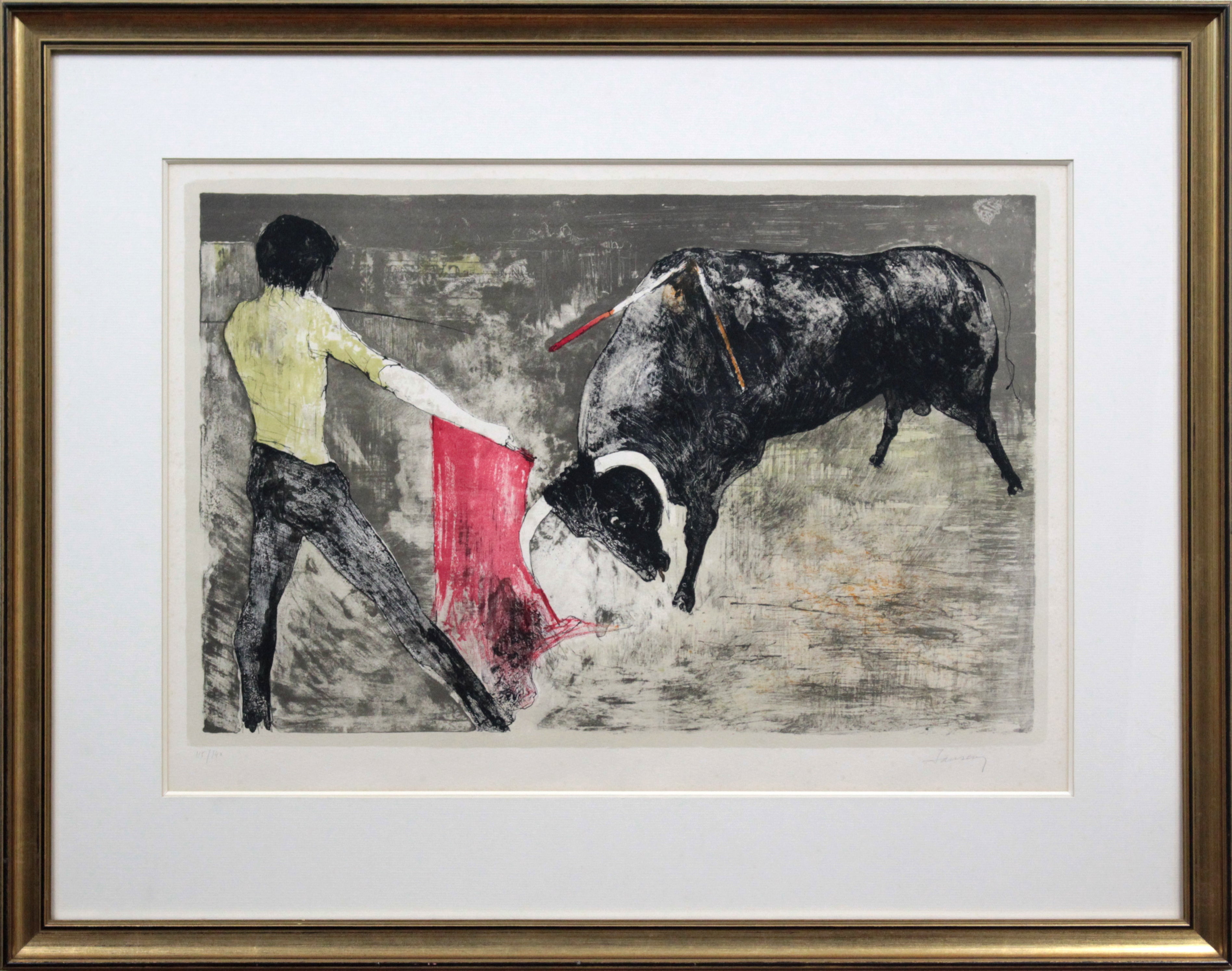 ジャン・ジャンセン 『闘牛』 リトグラフ - 北海道画廊