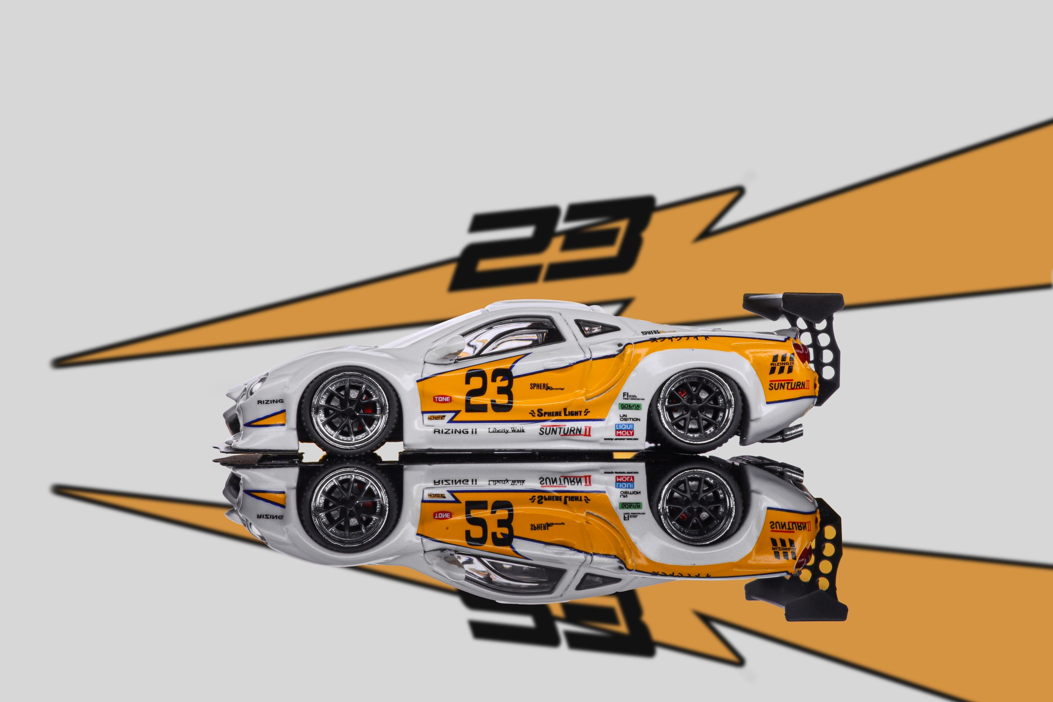 Mortal 1:64 Mitsuoka Orochi LBWK Yellow Flash – Horizon Diecast