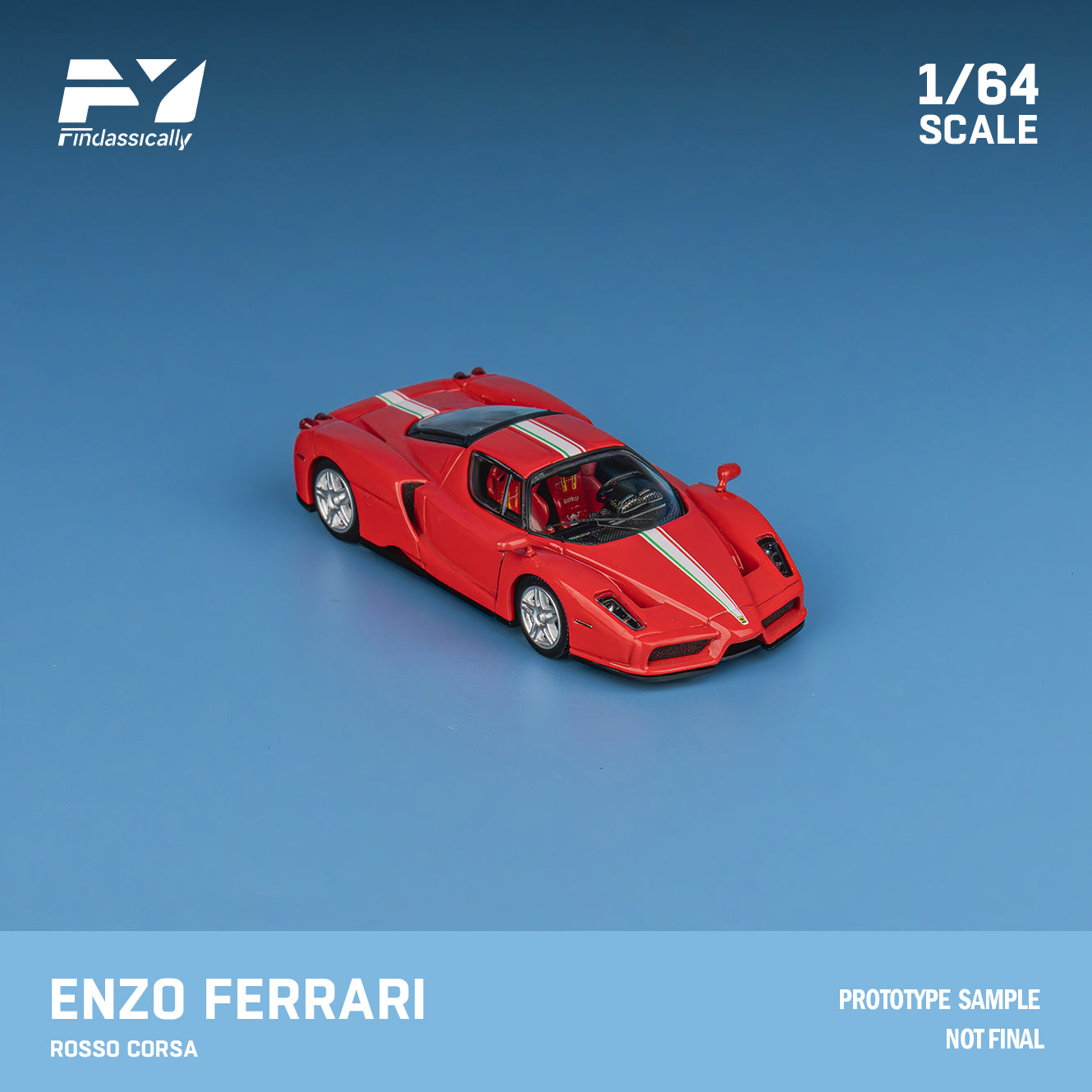 Preorder] Finclassically 1:64 Enzo (2 Versions) – Horizon Diecast