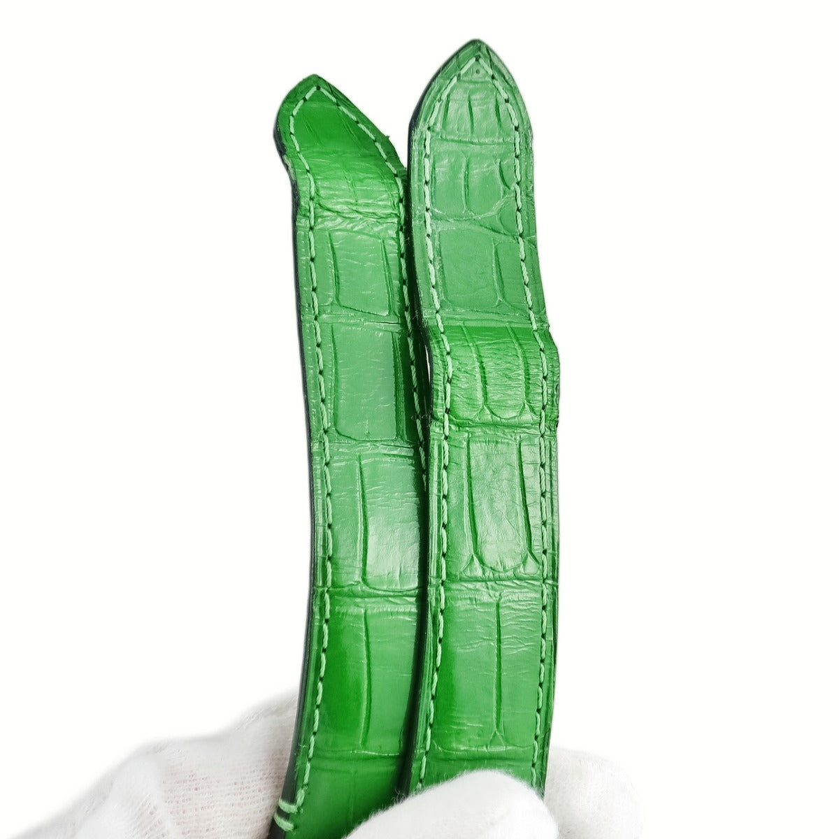 カルティエ Cartier 純正 クロコバンド グリーン クロコダイル 腕時計