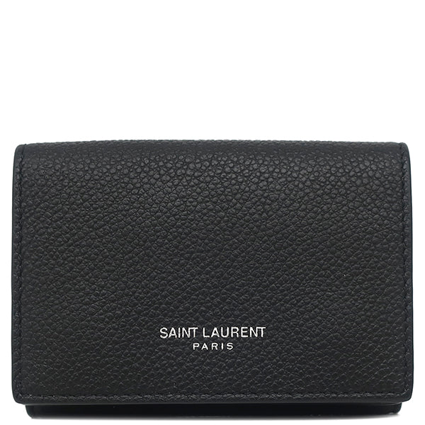 サンローラン SAINT LAURENT コンパクト ウォレット 678272 ブラック
