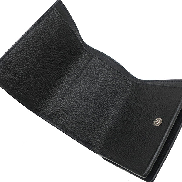 サンローラン SAINT LAURENT コンパクト ウォレット 678272 ブラック