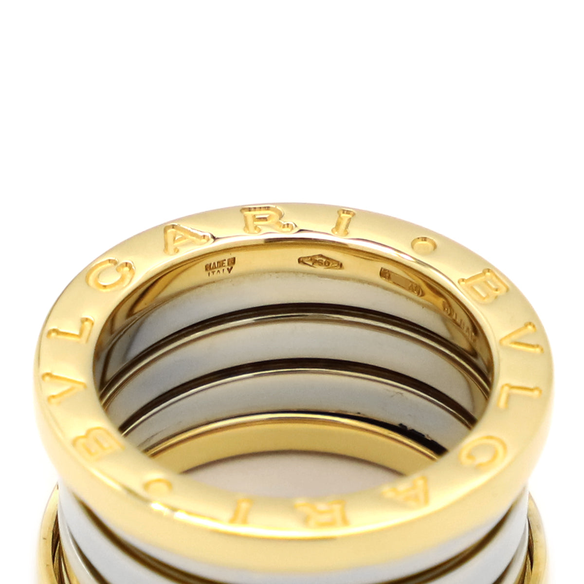 ブルガリ BVLGARI ビーゼロワン B-zero1 4バンドリング イエロー