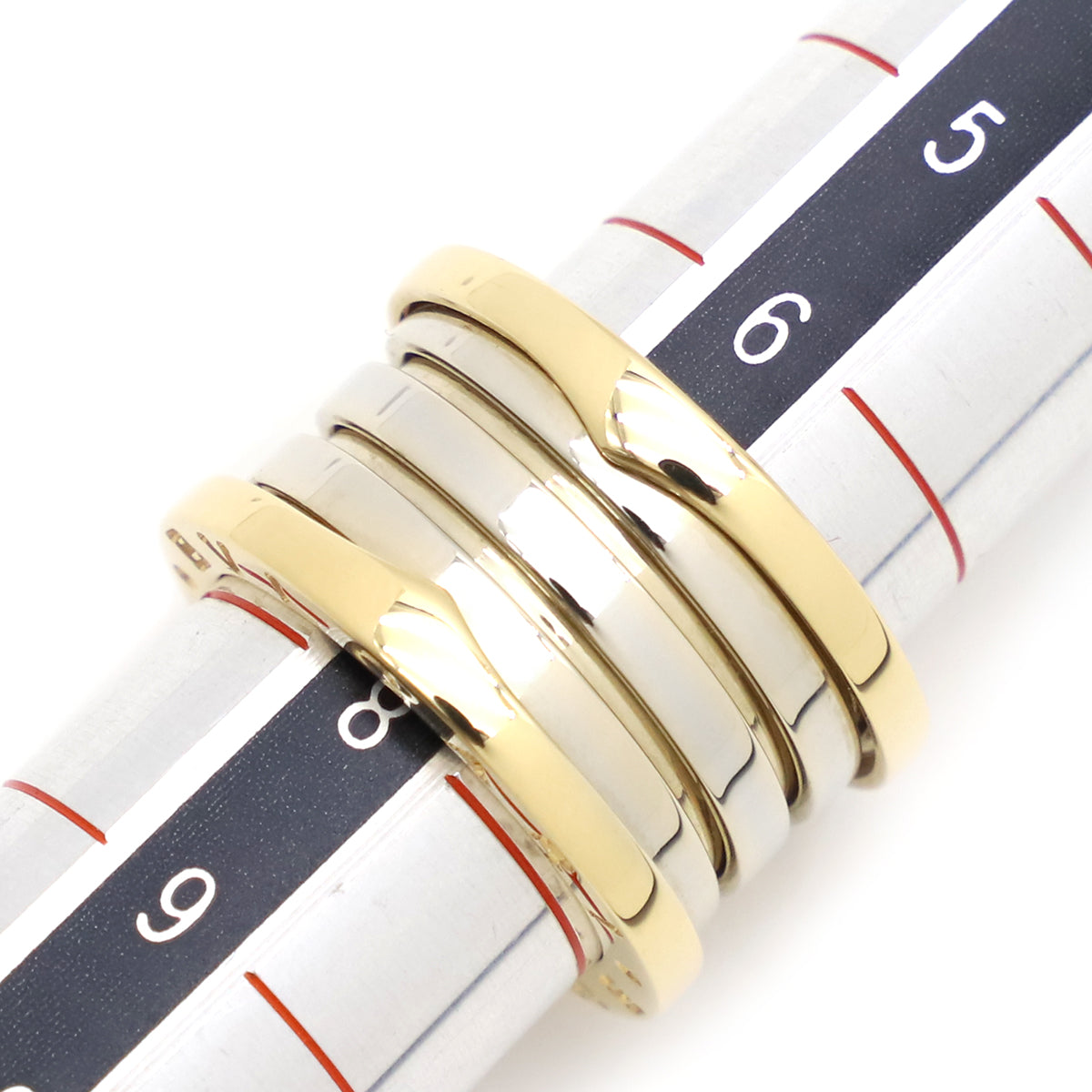 ブルガリ BVLGARI ビーゼロワン B-zero1 4バンドリング イエロー