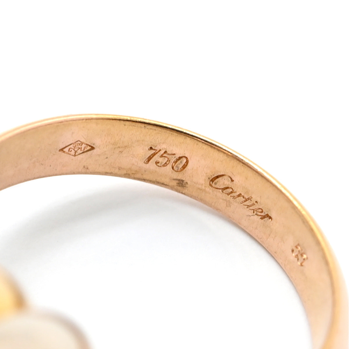 カルティエ Cartier トリニティ LM ホワイトゴールドXイエローゴールド