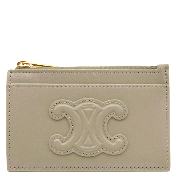 セリーヌ CELINE ジップ付きカードホルダー キュイル トリオンフ