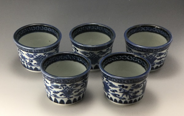 古伊万里 向付五客 | いとう鳳凰堂古美術店