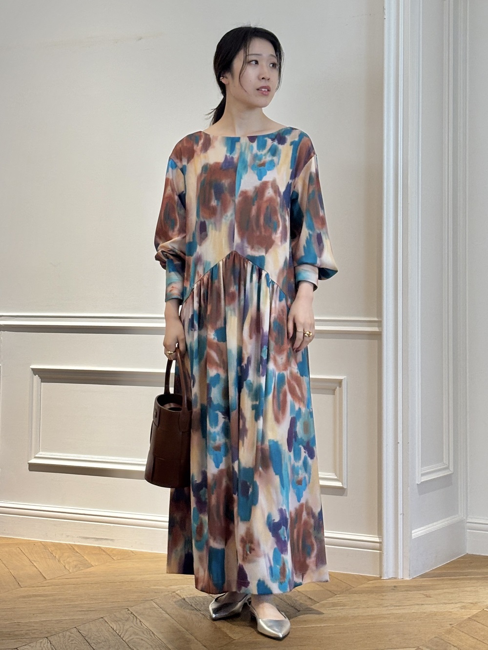 リングツイードファネルカラーコート ｜ハウス オブ ロータス＜HOUSE