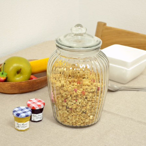 保存容器 2.3L アンティーククッキージャー ガラス – ハウジー