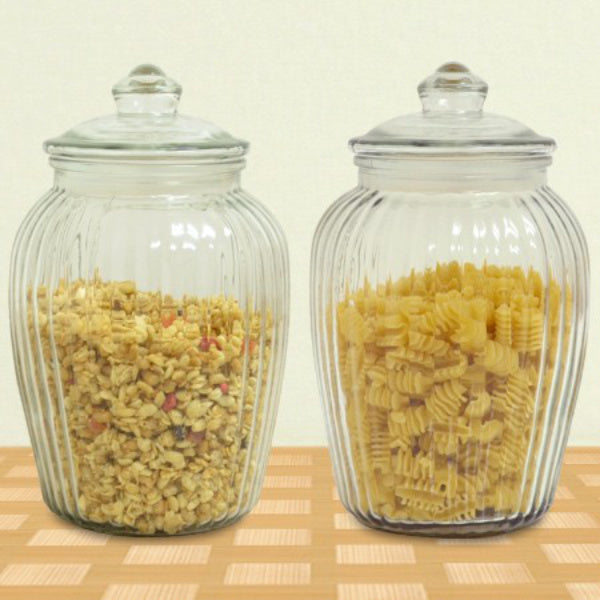 保存容器 2.3L アンティーククッキージャー ガラス – ハウジー