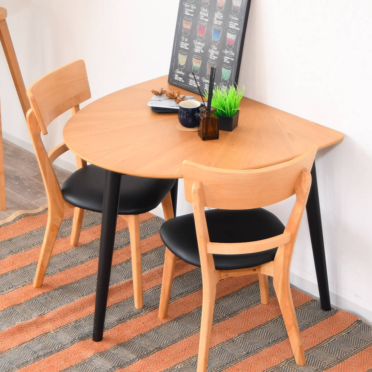 ダイニングテーブル 半円型 幅90cm マリヤ – ハウジー