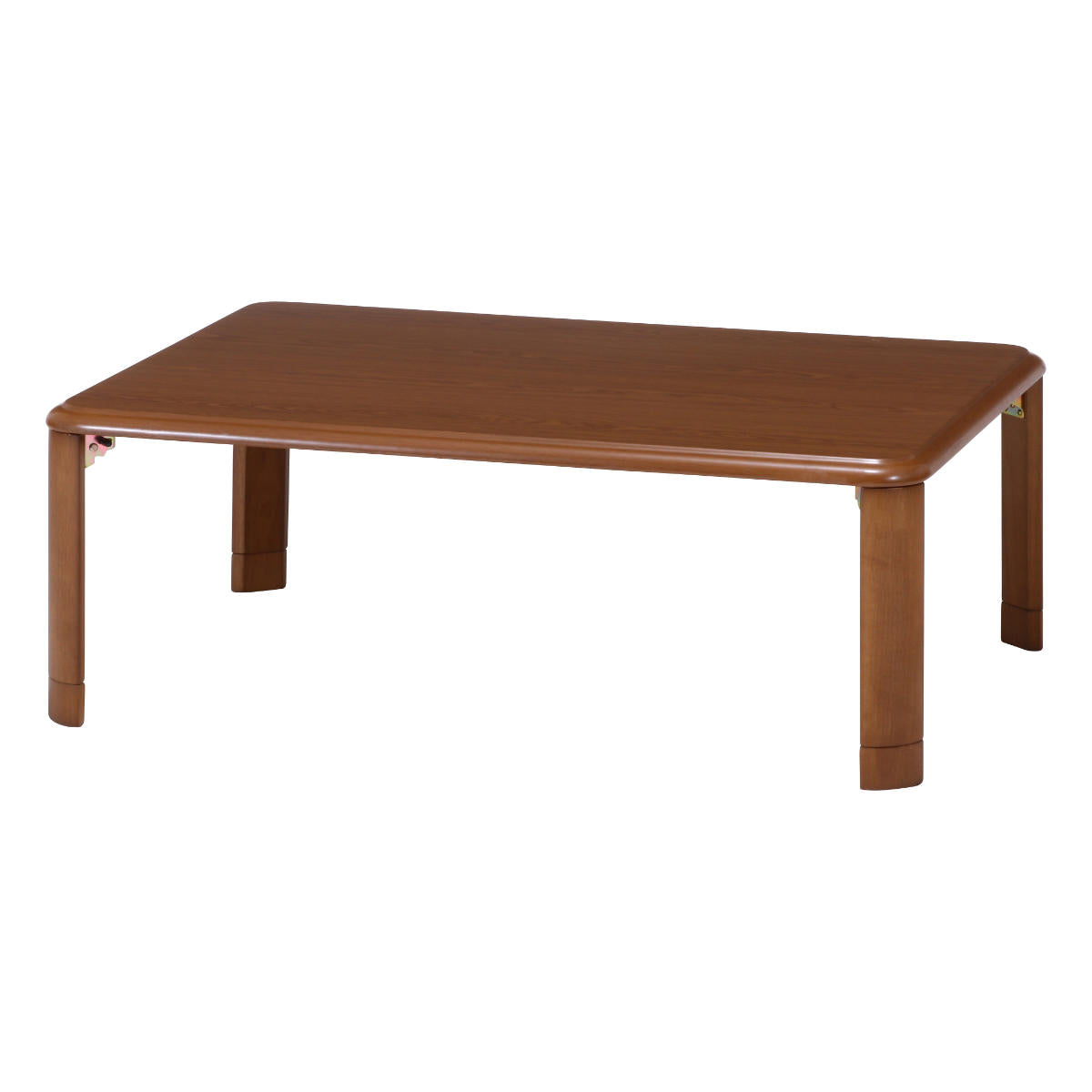 ローテーブル 幅105×奥行75×高さ33・38cm 軽量折りたたみ座卓 継脚付